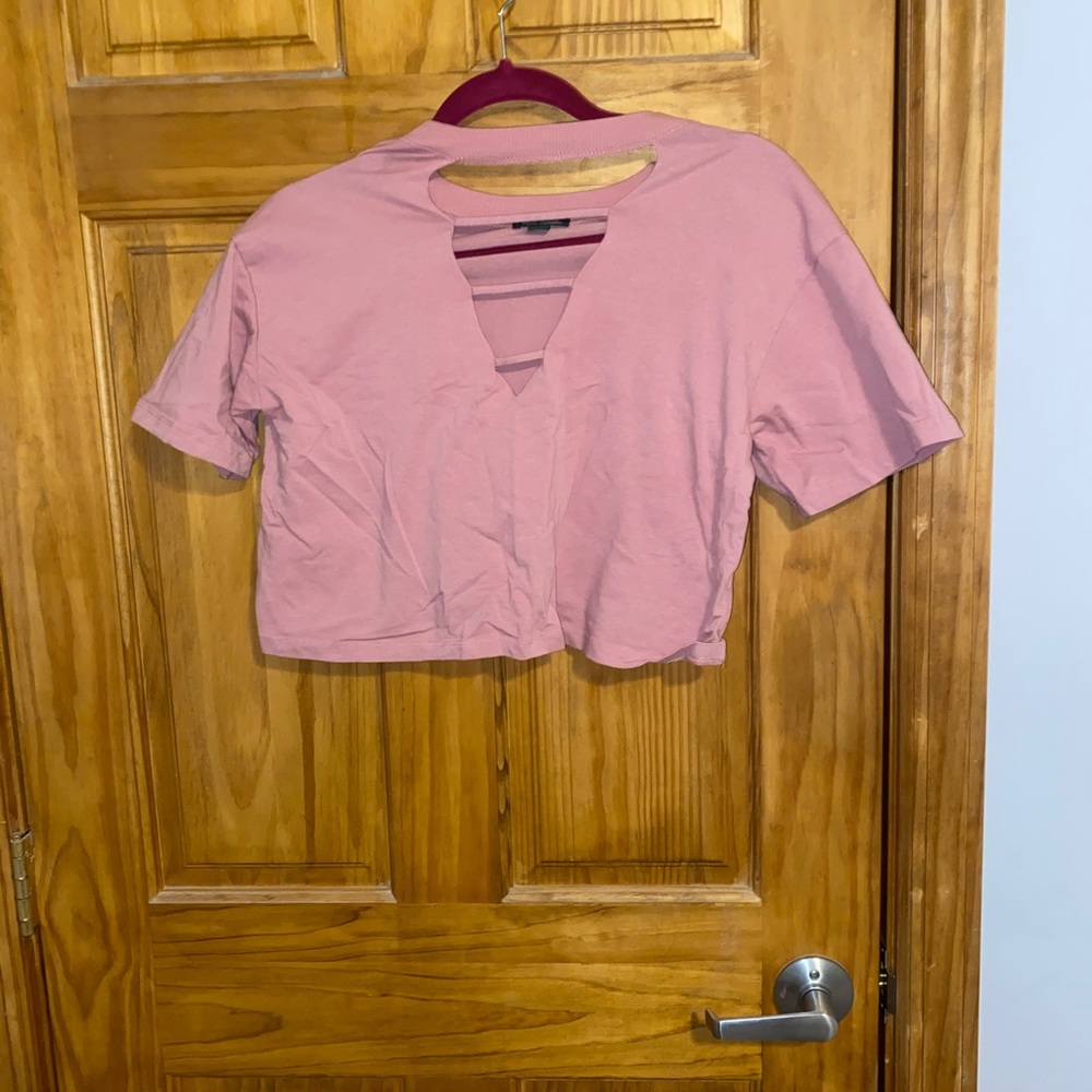 Pink Crop Top